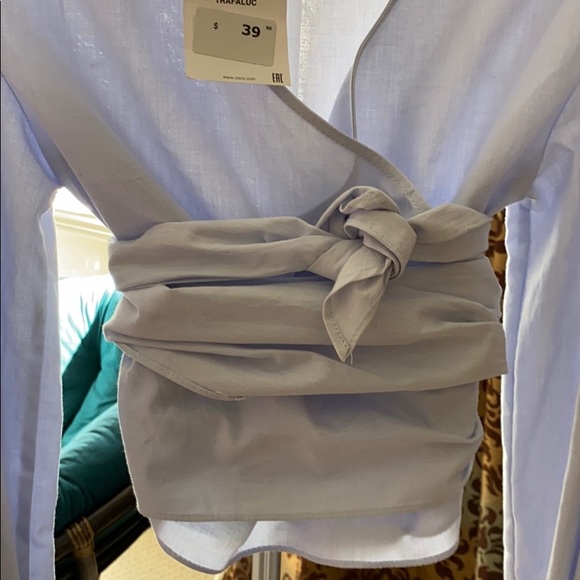 Zara wrap trendy shirt. - Picture 2 of 9